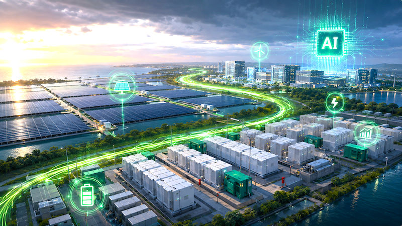 J&V Energy is accelerating the integration of its capabilities across power generation, energy storage, green electricity and AI data centers to capture opportunities in AI infrastructure. (AI-generated conceptual illustration)